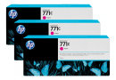 HP B6Y33A Пурпурные чернильные картриджи Designjet HP 771 в тройной упаковке