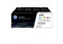HP CF252XM Цветные картриджи HP 410X в тройной упаковке (CF411X/CF412X/CF413X)